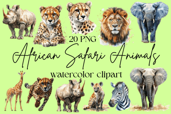 Download African Safari Animals Clipart - Safari animals clipart Collection