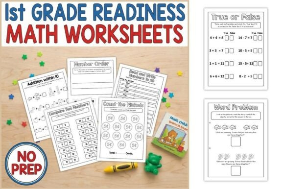 Download 1st Grade Readiness Math Worksheets - 1st grade Collection