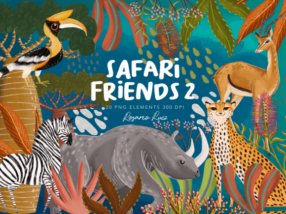 Download Safari Animals Clipart, Safari Friends - Safari animals clipart Collection