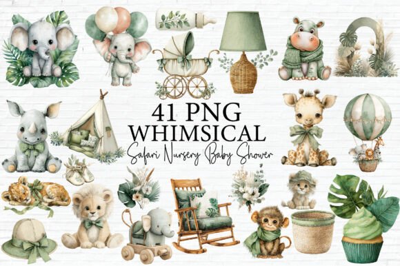 Download Watercolor Safari Animals Clipart - Safari animals clipart Collection